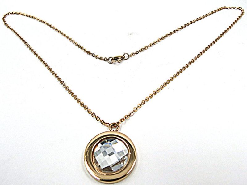 Jewellery Metal Pendant with White Glass Ball Inserted