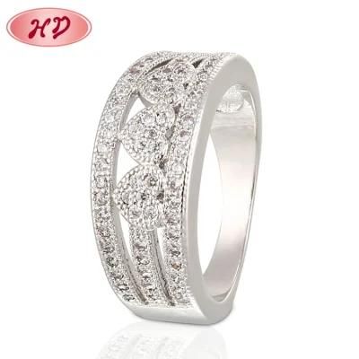 Fashion Simple Gold Plated Big Stone Ring Designs for Women