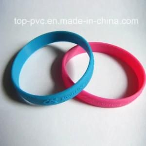 High Quality Plastic Promotional 3D Rubber Bracelet (SB-015)