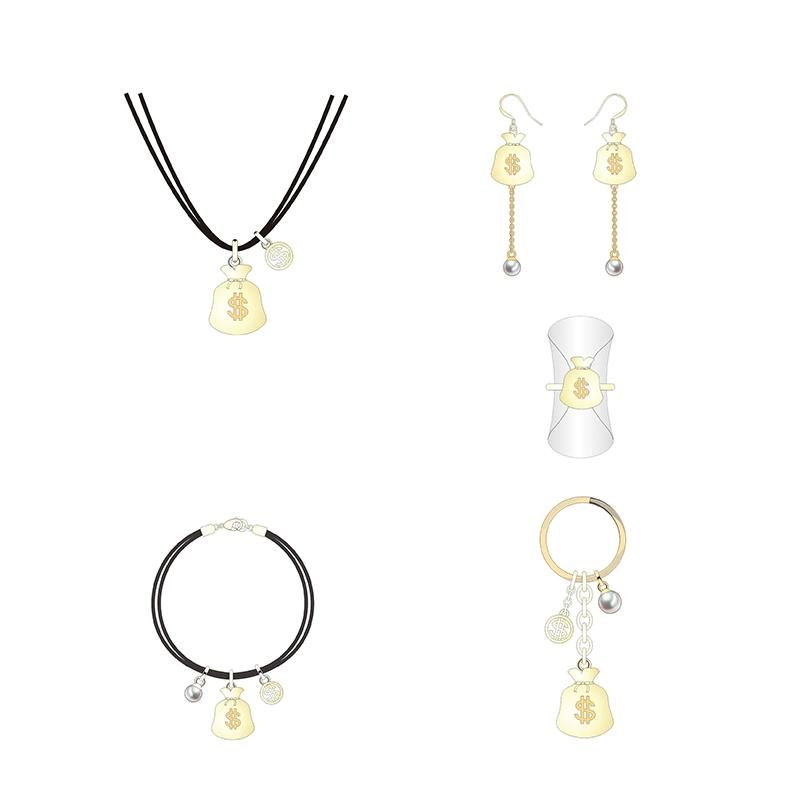 Good Meaning Moneybag Shape Jewelry Set