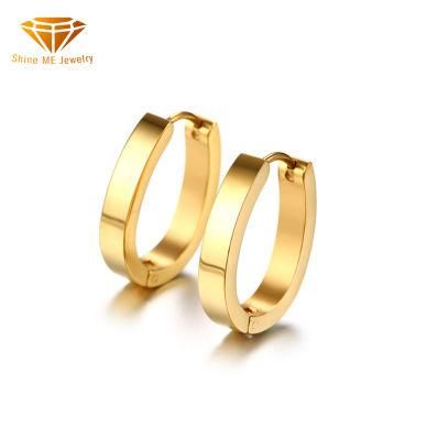 Fashion Jewelry Earrings European and American Jewelry Stainless Steel Gold Earring Earrings Er9219