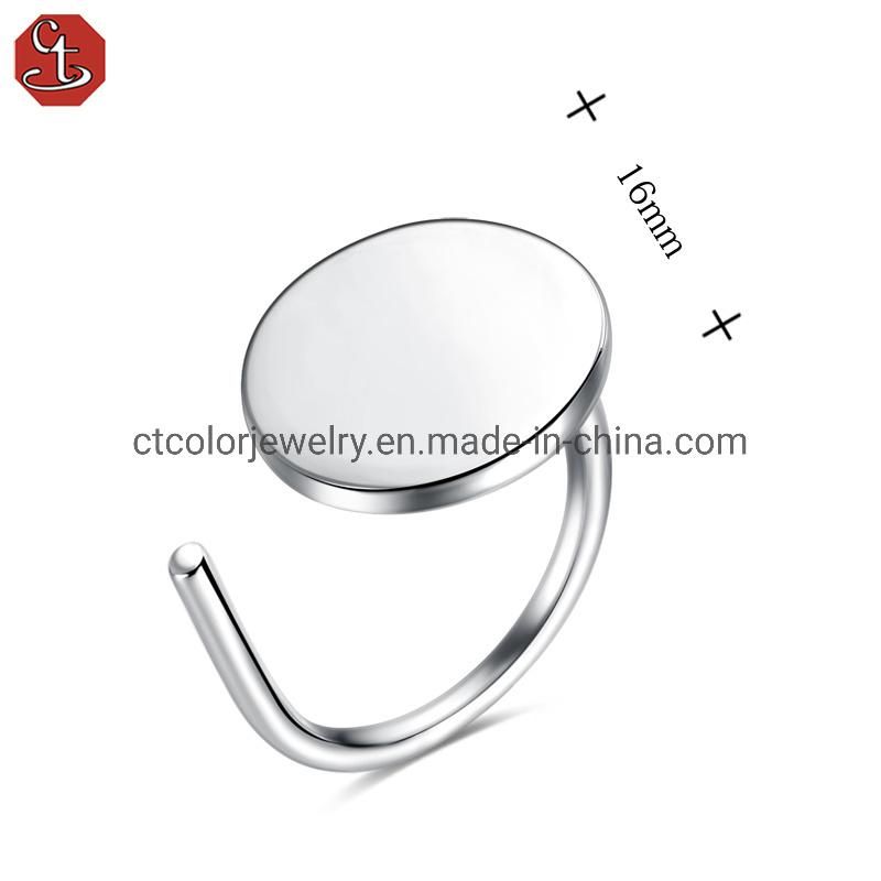 Hot Sale Fashion Jewelry 925 Sterling Silver Open Ring for Women
