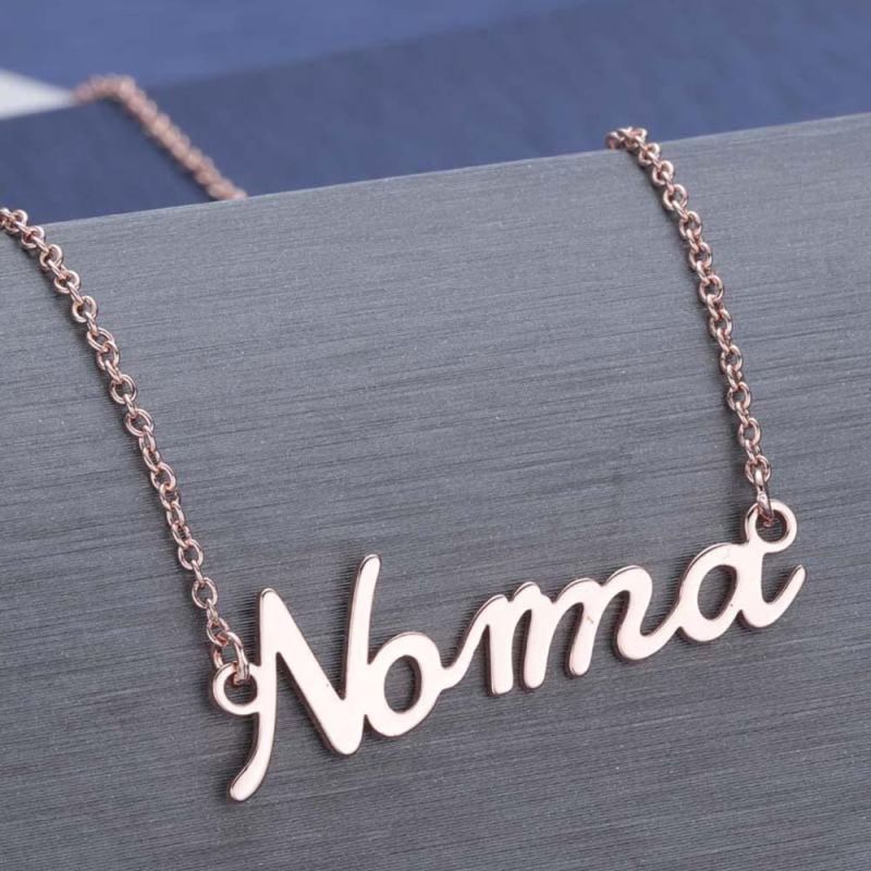 Wholesale Customized Name English Letter Word Stainless Steel Necklace