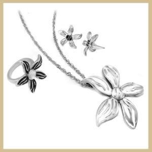 2012 Stainless Steel Flower Jewelry Set (TPSS179)