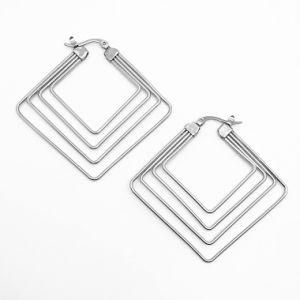 Yongjing Jewelry Stainless Steel Fashion Hoop Earrings (YJ-E0010)