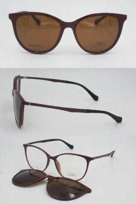 Wholesale Fashion Round Clip on Glasses Sunglasses Polarized