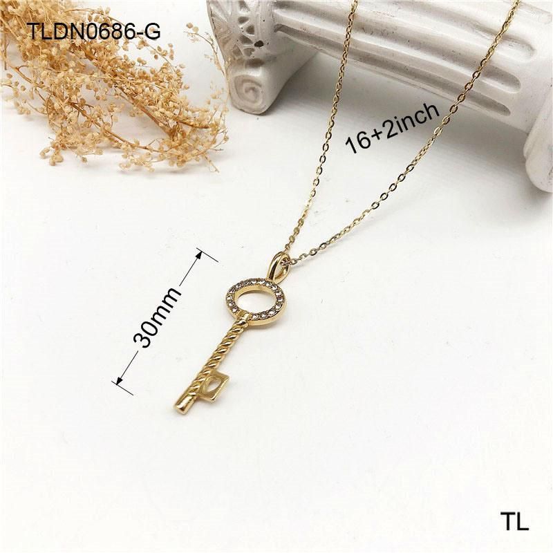 Manufacturer Custom High Quality New Arrivals Stainless Steel Fashion Jewelry Wholesale Necklace