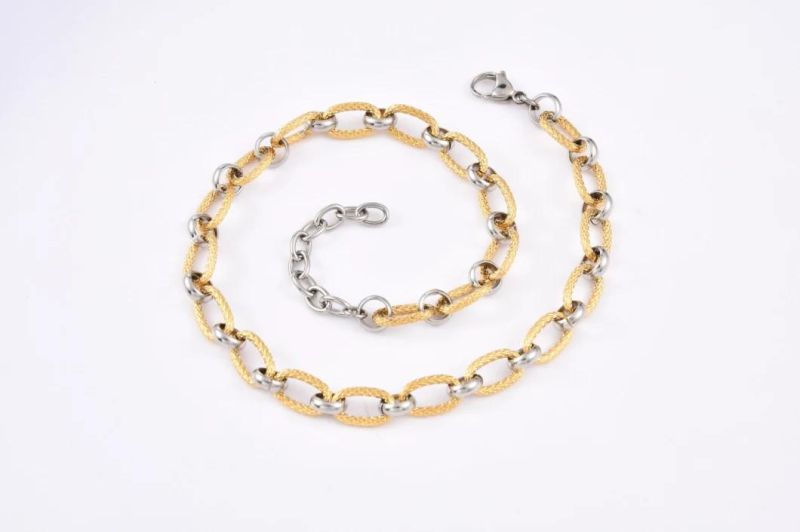 Women Bag Chain Stainless Steel Gold Plated Jewelry Necklaces for Fashion Jewelry Design