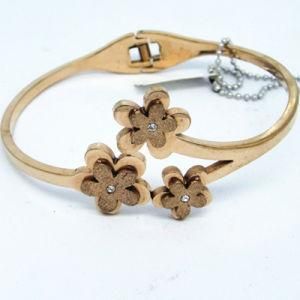Stainless Steel Rose Gold Plating Bracelet (BC4502)