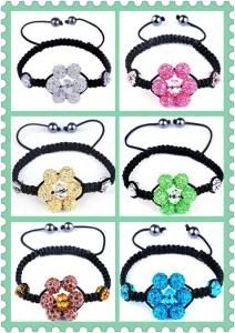 Fashion Jewelry, Shamballa Alloy Beaded Bracelet, Bracelet Jewelry (3319)