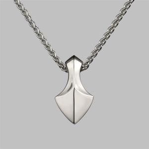 Fashion Design Jewelry Stainless Steel Large Arrowhead Necklace for Men