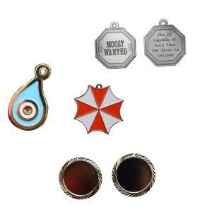 Factory Unique Design Custom Metal Soft Enamel Charms, DIY Pendant