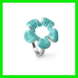 2012 Unique Flower Shaped Stainless Steel Jewellery Ring (TPSR620)