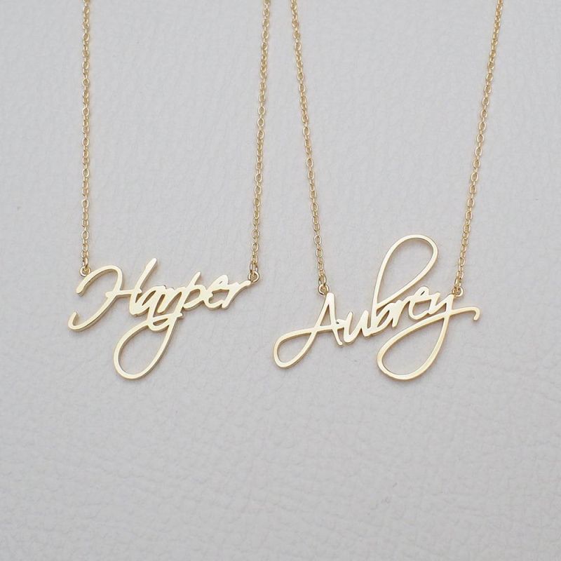 Wholesale Customized Name English Letter Word Stainless Steel Necklace