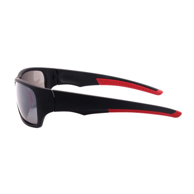 2017 Hot Selling Double Injection Sports Sunglasses with White Mirror