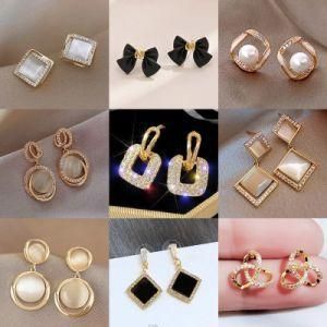 18K 14K Gold Plated Wholesale Fancy Small Gold Earrings Woman 2015 /Ladies Earrings Designs Pictures Designs for Party Girls