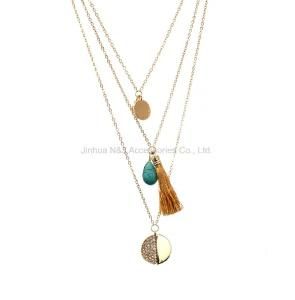 Fashion Women Jewelry Necklace Gold Plated Chain Statement Bib Chunky Necklaces