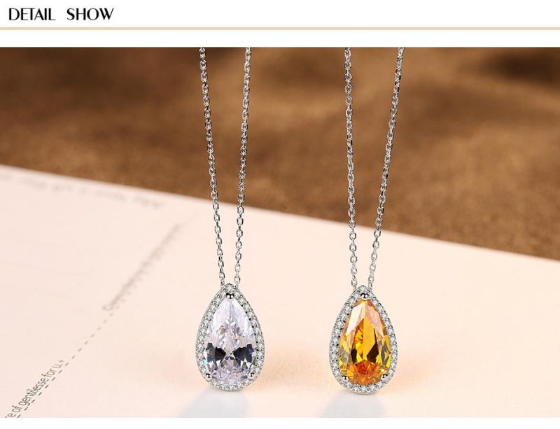 Australian Jewelry Necklace Inlaid Zircon with Copper Crystal