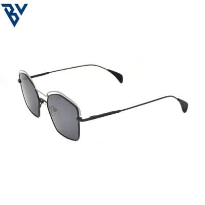 BV Not Allergic Pure Color Fashion Design Metal Sunglasses