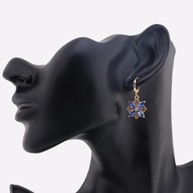 Wholesale 2020 New Fashion 18K Gold Plated Style Cubic Zircon Long Drop Earring for Womens Jewelry