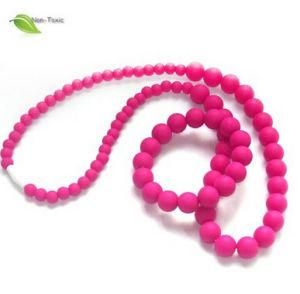 Food Grade Silicone Teething Necklace for Babies