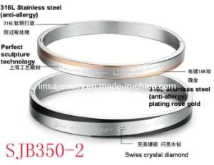 Hot Selling Fashion Lovers Stainless Steel Bracelet (SJB350-2)