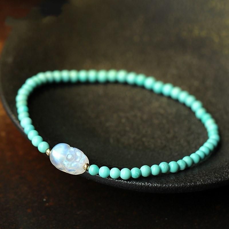 Fashion Jewelry Turquoise Bracelet Moonstone Pixie