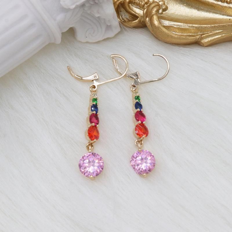 Korean Jewelry Fashion Design Aretes Gold-Plated Earrings