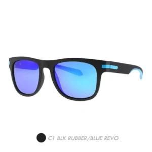 PC Polarized Sports Sunglasses, Plastic Square Frame Sp9005-01