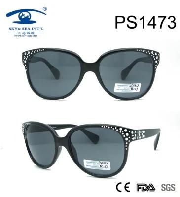 Gem Stone Decoration Woman PC Sunglasses (PS1473)