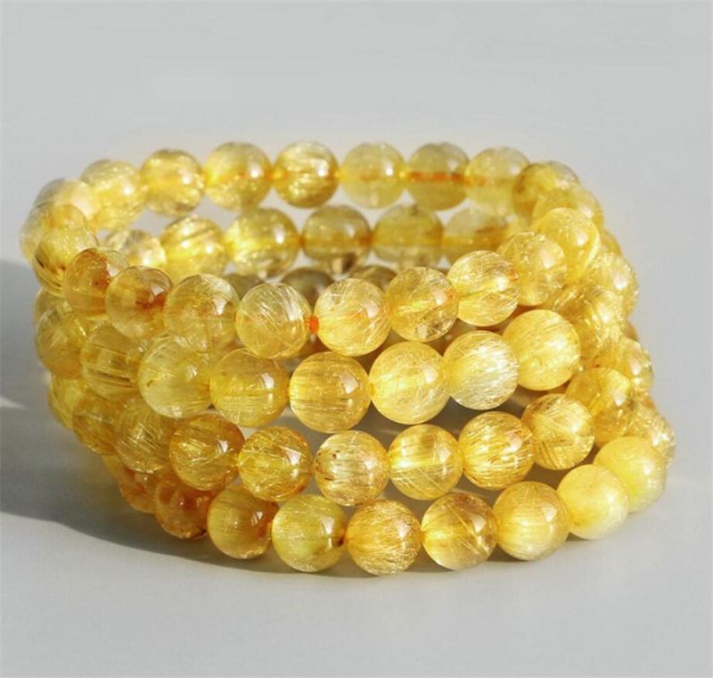 OEM New Design Rutilated Quartz Bracelet