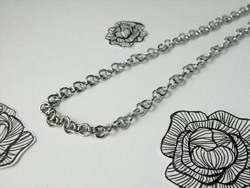 Steel Jewelry, Steel Necklace, 316L Stainless Steel Chain