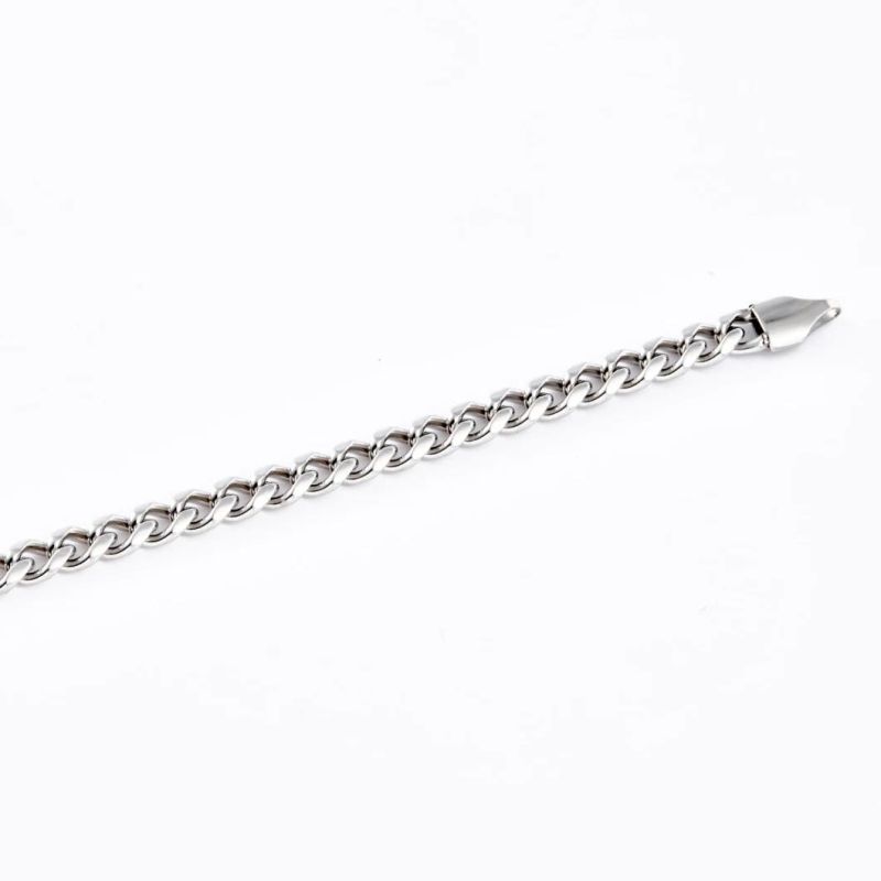 Popular Mens Jewelry Accessories Fashion Jewellery 316L Stainless Steel Cuban Chain Bracelet Necklace