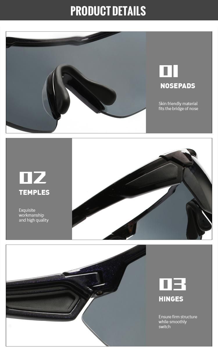 2022 Newest Fashion High Quality Men Outdoor Driving Cycling Polarized Sport Sunglasses