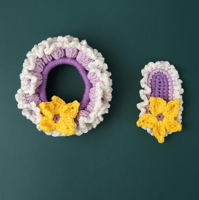Hair Ponytail Holder Crochet Customized