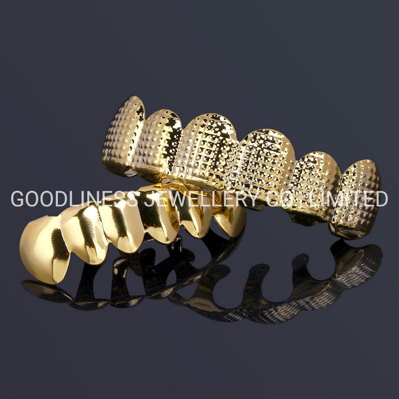 Hip Hop Rapper Jewelry Plain Teeth Grillz