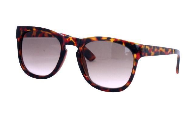 Unisex Marble Color Wooden Square Gradient Lens Fashionable Sunglasses