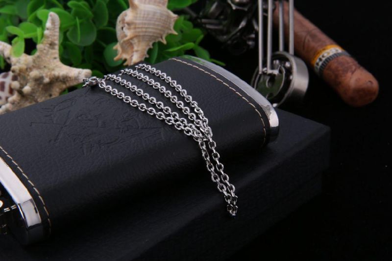 Stainless Steel Faceted Pj Cable Chain for Jewelry Necklace