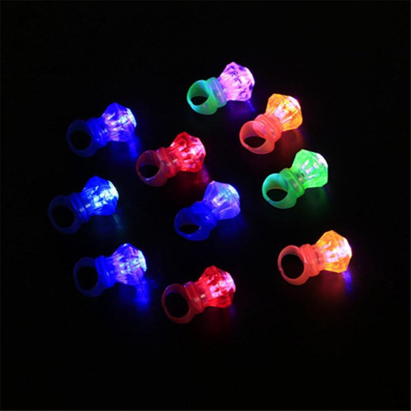 New Multicolor LED Silicone Ring