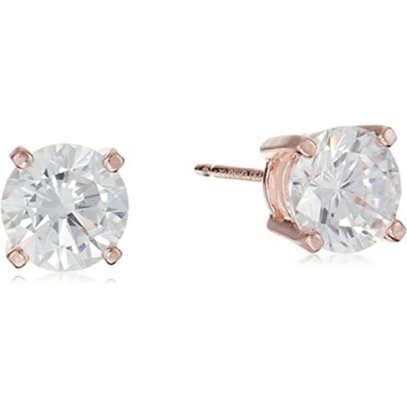 Wholesale Fashion Jewelry 1CT Round Cut Moissanite Earring for Girls