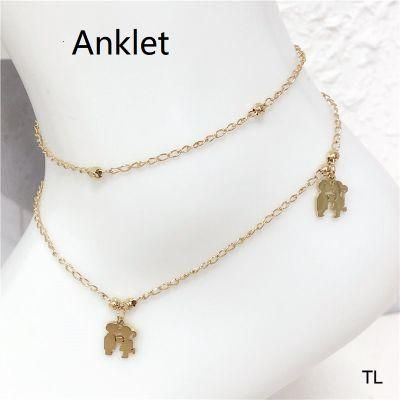 Manufacturer&prime;s Customized Stainless Steel Anklet Waterproof Boys&prime; and Girls&prime; Fashion Jewelry Anklet, Launched in 2022