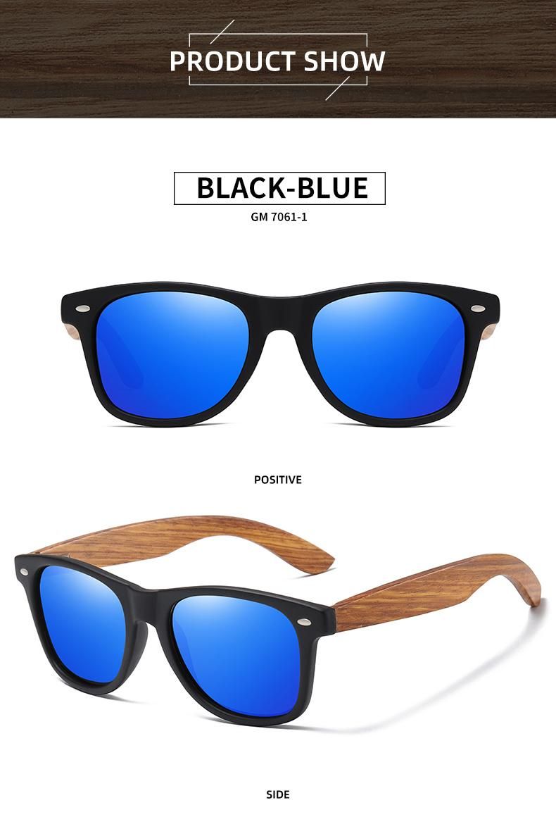 Fashion Wooden Frame Sunglasses Unisex Custom Polarized Wooden High Quality Sun Glasses Sunglasses