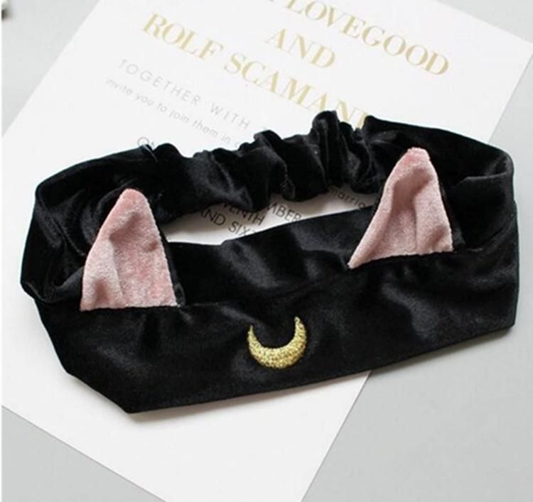 Wholesale Customized Multicolor Cute Moon Bath SPA Makeup Headband