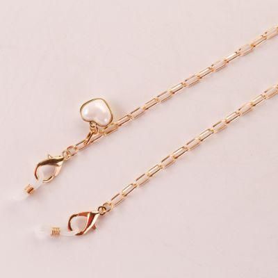 Personalized Gold Chains Face Masking Eyeglasses Necklace Holder Chain