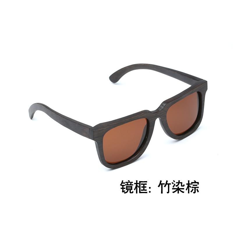 Unisex Fashion Handmade Polaroid Wooden Bamboo Sunglasses