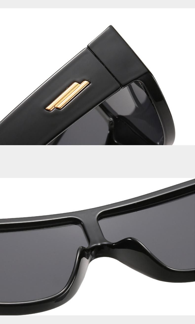 Hot Selling High Quality Men and Women Retro Fashion Punk Style One Piece Sports Outdoor UV400 Sunglasses