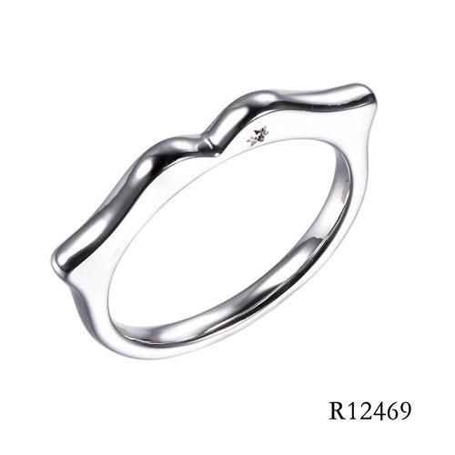 925 Sterling Silver Simple Line Plain Ring