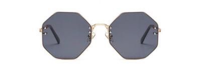 2019 Rectangle Shape Ready Made Stainless Sunglasses