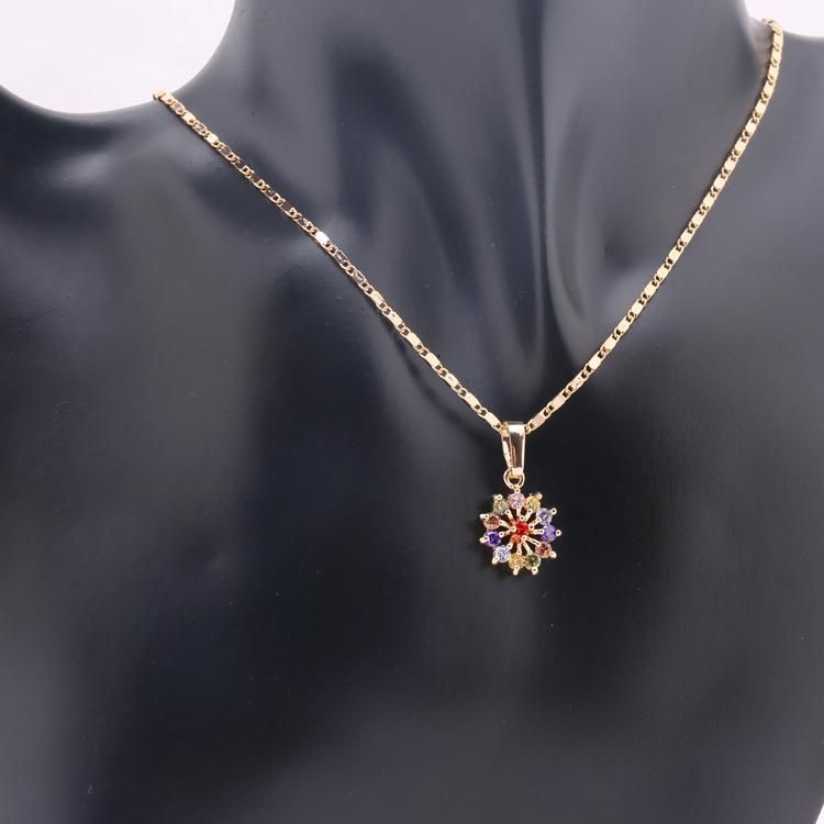 Fashion Wholesale Costume Imitation Gold Silver Stainless Steel Charm Jewelry with Earring Sets Pendant Necklace