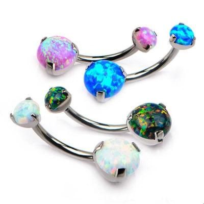 G23 Titanium Navel Belly Button Ring Body Piercing Jewelry for Women